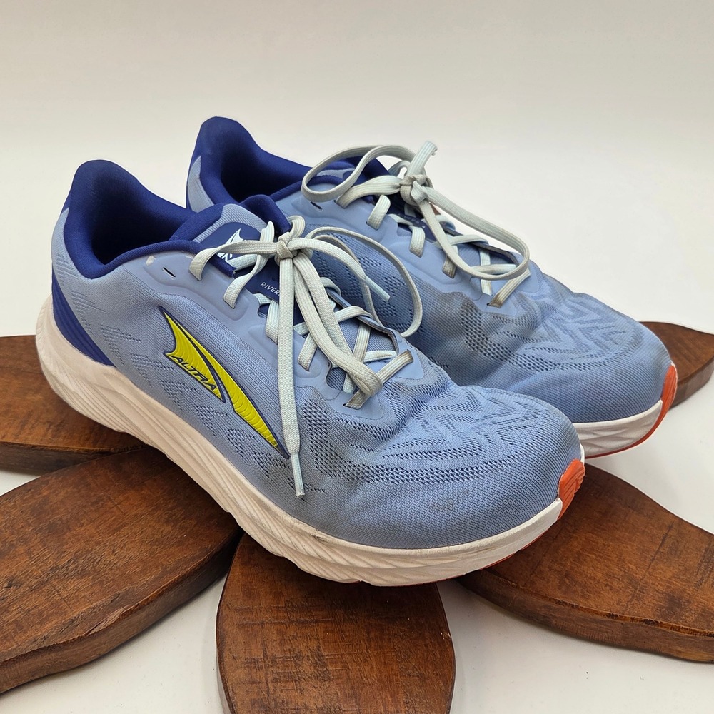 Altra Womens 9 Rivera 4 Running Shoes Blue AL0A85P9440